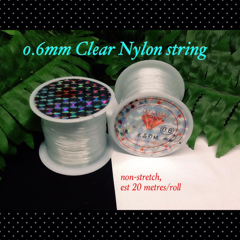 0.6mm Clear nylon string(non-stretch) - CraftEZOnline