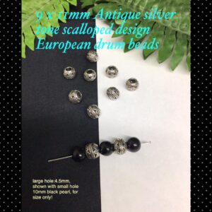 IMPPAC 925 Glas Bead grün Kringel European Beads SMQZ06 