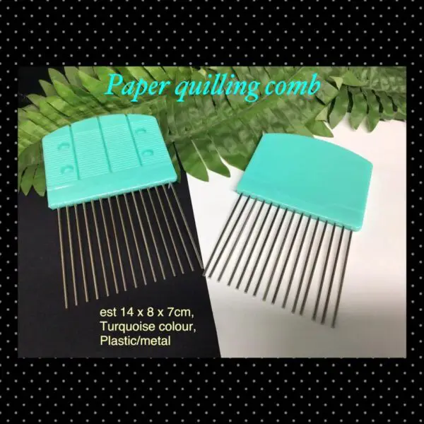 Paper quilling comb