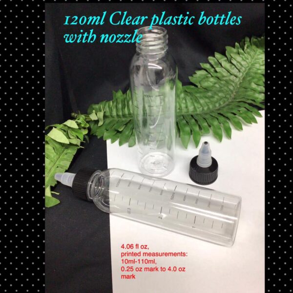 Clear Plastic bottle with nozzle - CraftEZOnline | Arts And Crafts Store