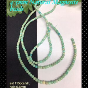 4-5mm Natural Magnesite beads