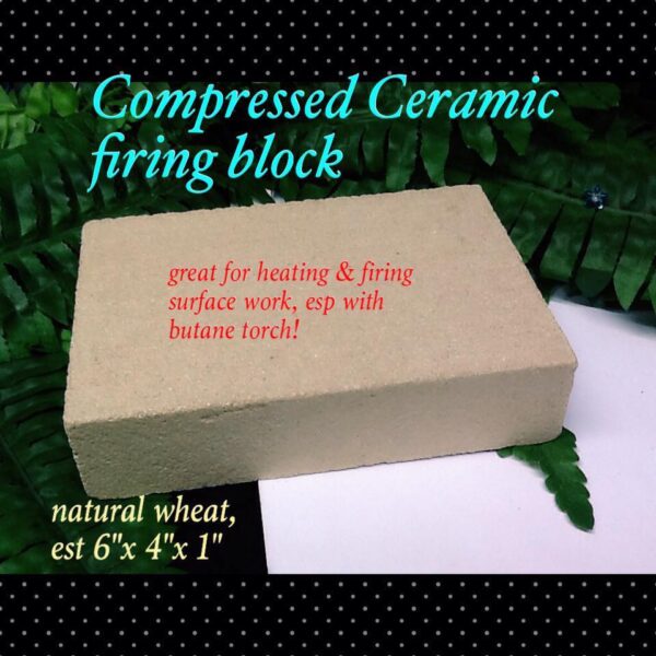 Compressed Ceramic firing block