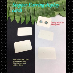 Stopper Earring display cards