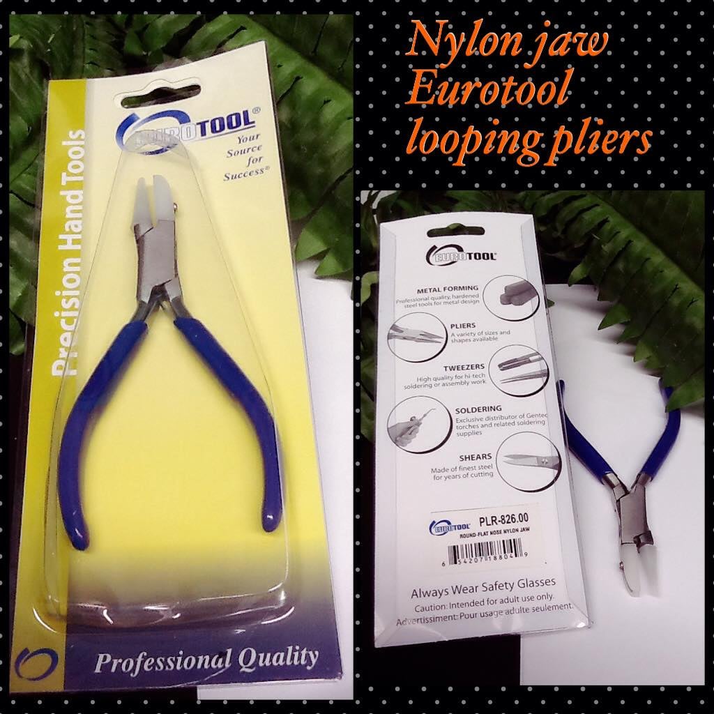 Eurotool Nylon Jaw Pliers - Round Nose for Jewelry Wire Work