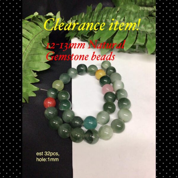 12-13mm Natural gemstone beads