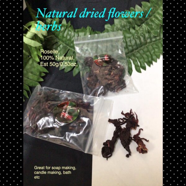 Natural Dried flowers/herbs (Roselle)