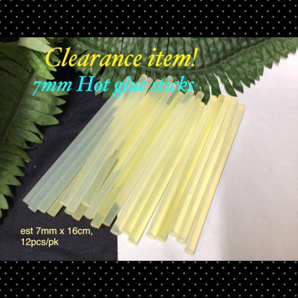 7mm Hot glue sticks (clearance!) 9 sticks