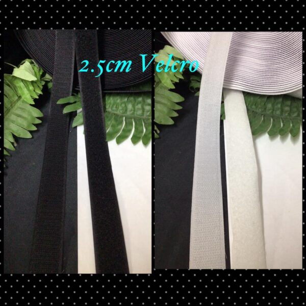 2.5cm Velcro (per yard)