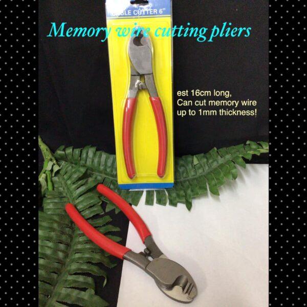 Memory wire cutting pliers