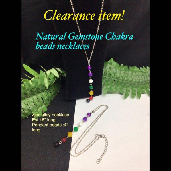 Natural Gemstone Chakra beads necklaces