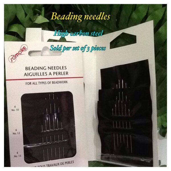 Beading needles (0.5mm) 3pcs