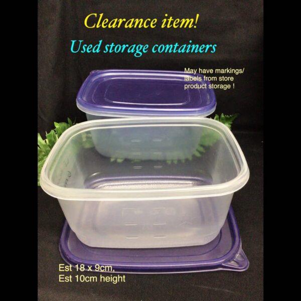 Used storage containers