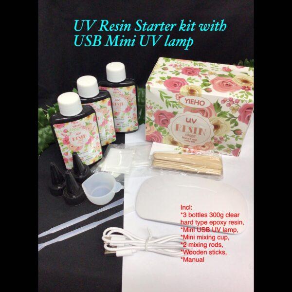 UV Resin Starter Kit with USB UV Lamp