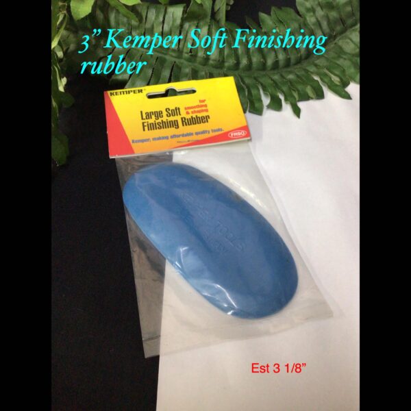 3" Kemper Soft Finishing rubber 30% off!