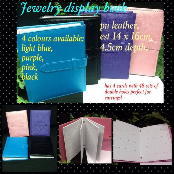 Jewelry display books (14x16cm) 30% off!