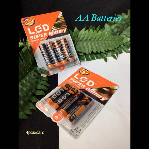 AA batteries (4pc card)