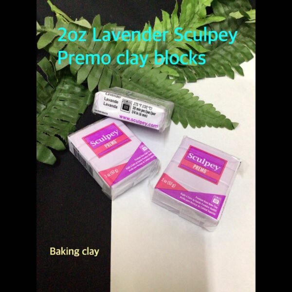 2oz Lavender Sculpey Premo clay