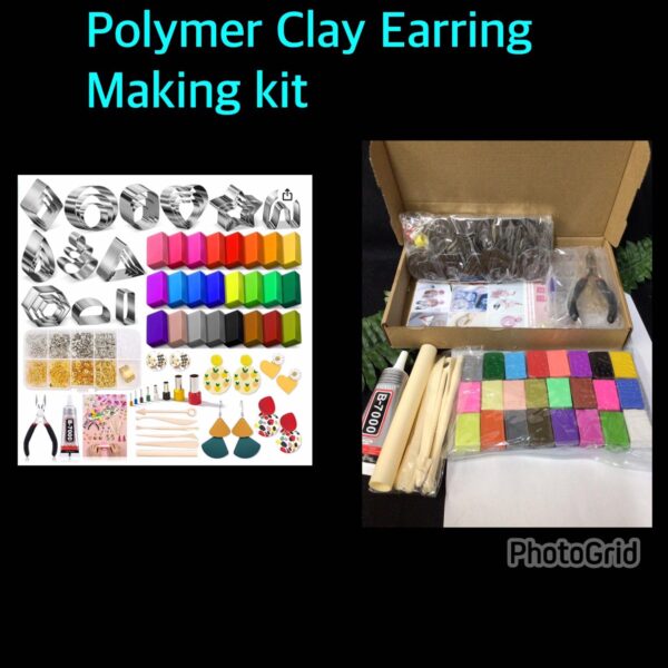 Polymer Clay earring Making kit for beginners