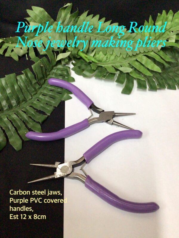 Purple Long Round Nose Jewelry making pliers