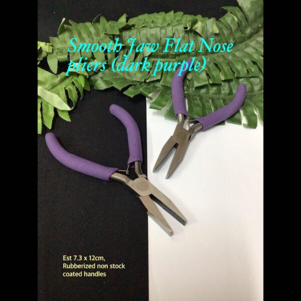 Smooth Jaw Flat Nose pliers (dark purple)