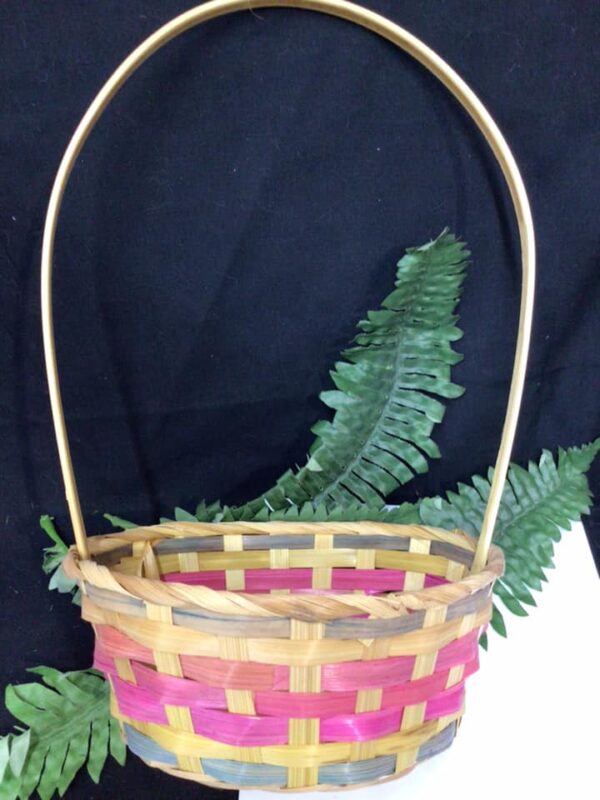 Oval Shaped aster Basket (8x7") - Image 2