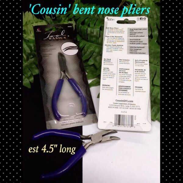 'Cousin' Bent nose pliers 20% off!