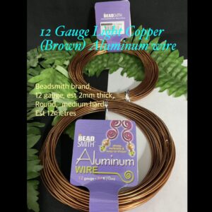 12 Gauge Light Copper (Brown) Aluminum wire (12metres)