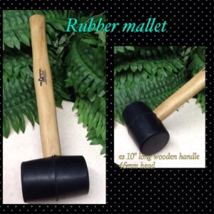Rubber Mallet (est 10" long, 46mm head)  20% off until 20th July 2025!