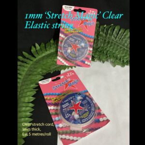 1mm 'Stretch Magic' Clear Elastic string (est 5metres)