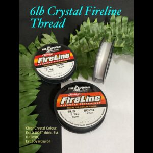 6lb Crystal Fireline Thread (est 50yards) 20% off !
