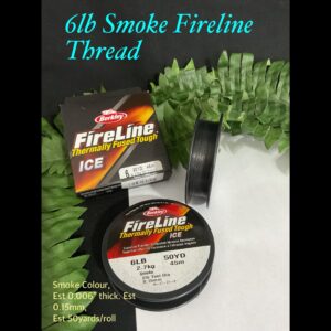 6lb Smoke Fireline Thread (est 50yards) 20% off until 15Sept2025!