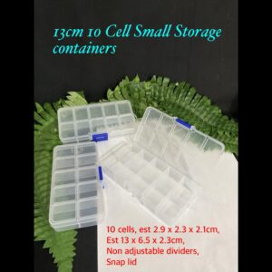 13cm 10 Cell Small Sectional storage container
