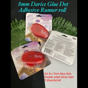 8mm Darice Glue Dot Adhesive Runner roll (7.65yards) 20% off!