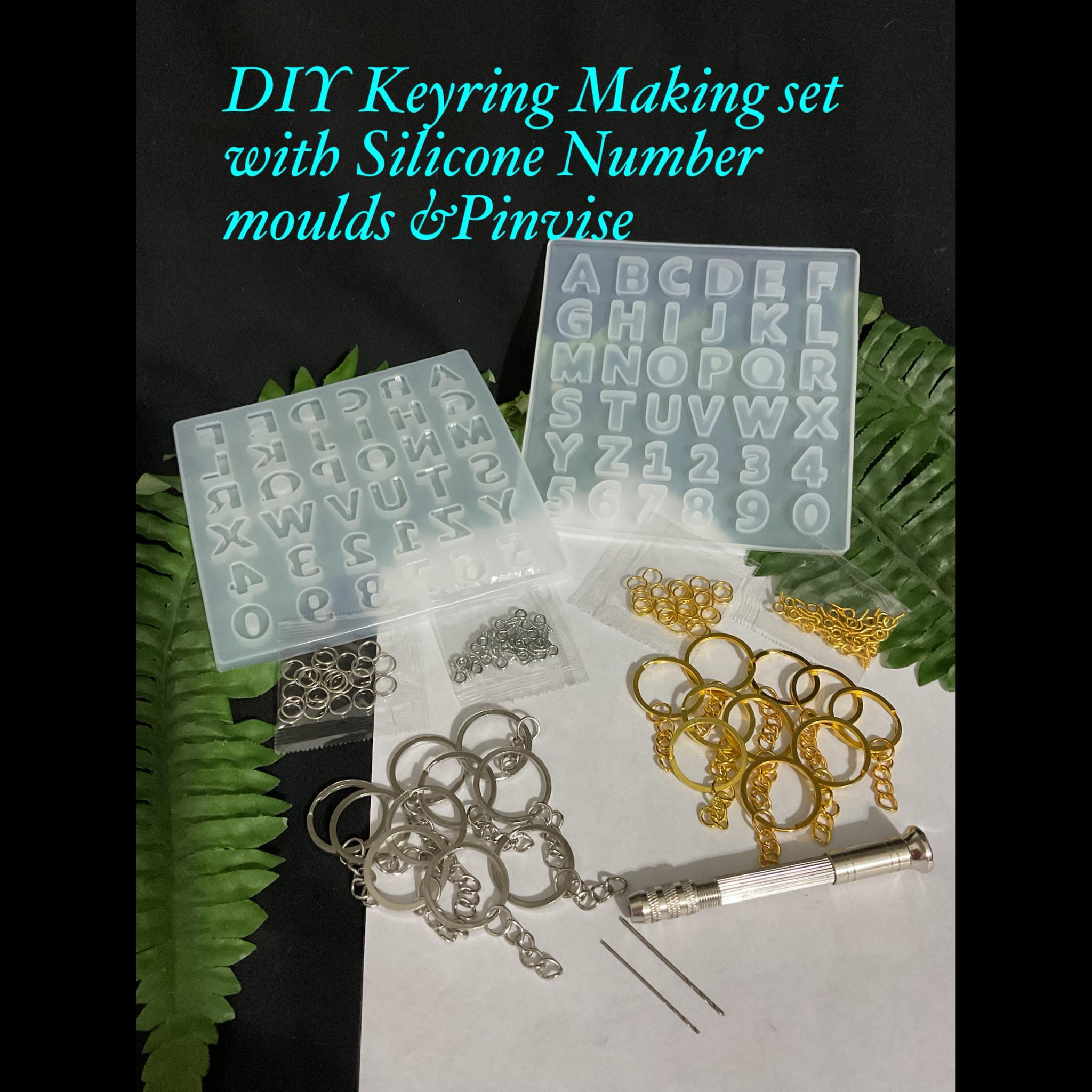 DIY Silicone mould /keyring making set with pin vise