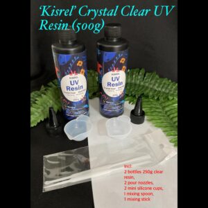 'Kisrel' crystal Clear UV Resin (500g)