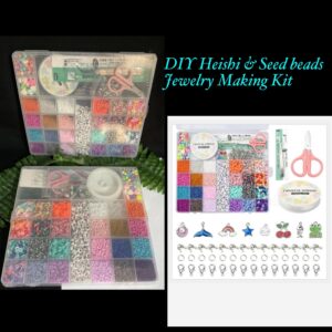 DIY heishi & Seed beads Bracelet/Jewelry Making Kit