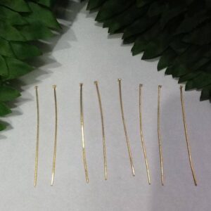 6cm 20Gauge Gold Tone Iron head pins (est 100pcs) 20% off!