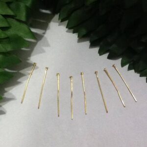 3.5cm 18gauge Gold tone Iron Headpins (est 100pcs)