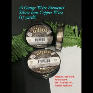 18gauge ‘Wire Elements’ Silver tone wire (est yards)