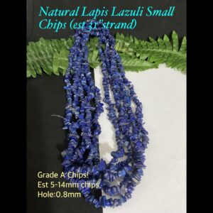 Natural Lapis Lazuli Small Chips (est 31"strand)