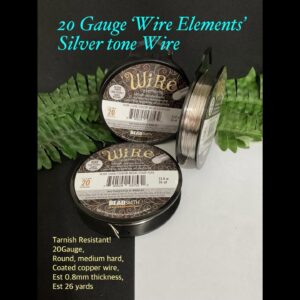 20gauge ‘Wire Elements’ Silver tone wire (est 26 yards)
