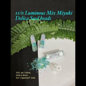 11/0 Luminous Mix Miyuki Glass seed beads (7.2g tube) 10% off!