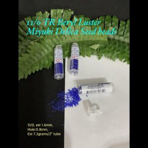 11/0 TR Beryl Luster Miyuki Glass seed beads (7.2g tube) 10% off!