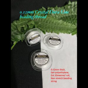 0.12mm Crystal Miyuki Dura-Line beading thread (est 20metres)